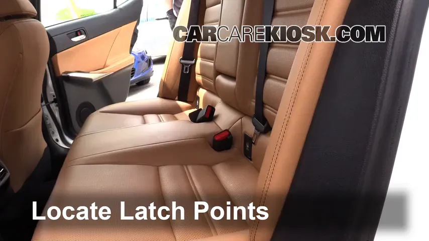2014 Lexus IS250 2.5L V6 Car Seats Install